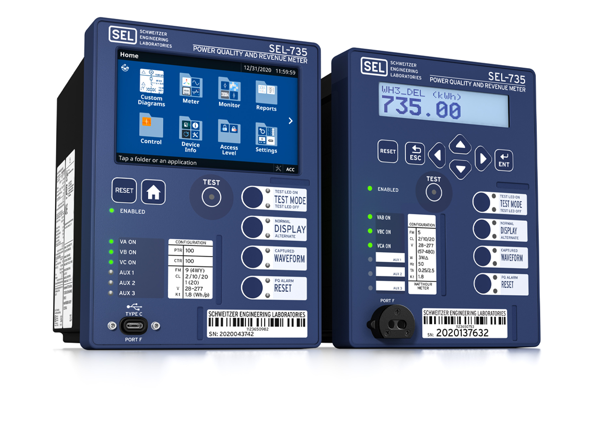 SEL-735 Power Quality and Revenue Meter