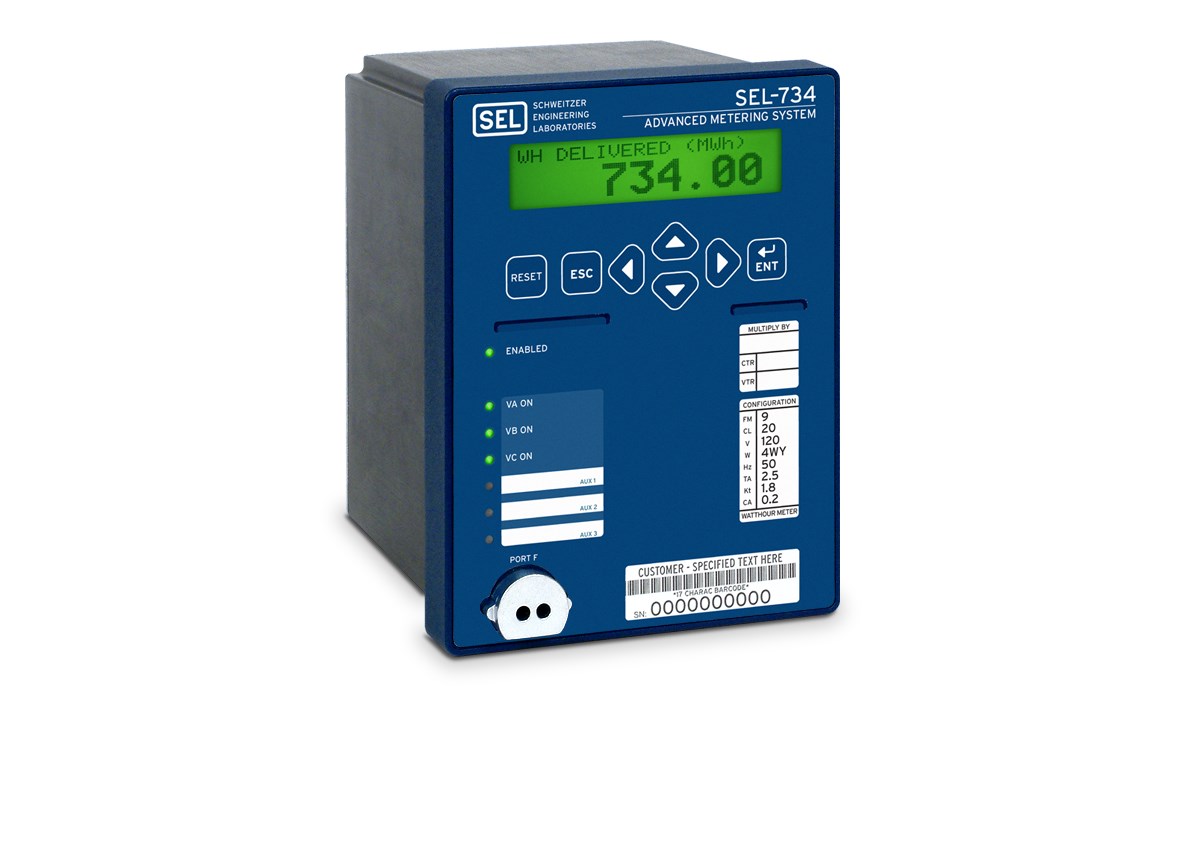 Sel 734 734t Revenue Meter Schweitzer Engineering Laboratories Sel 734 734t Revenue Meter Schweitzer Engineering Laboratories
