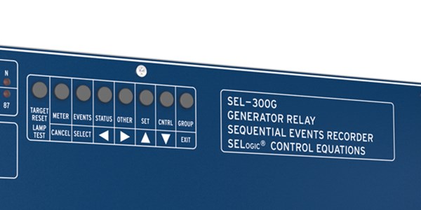 SEL-300G Generator Relay | Schweitzer Engineering Laboratories