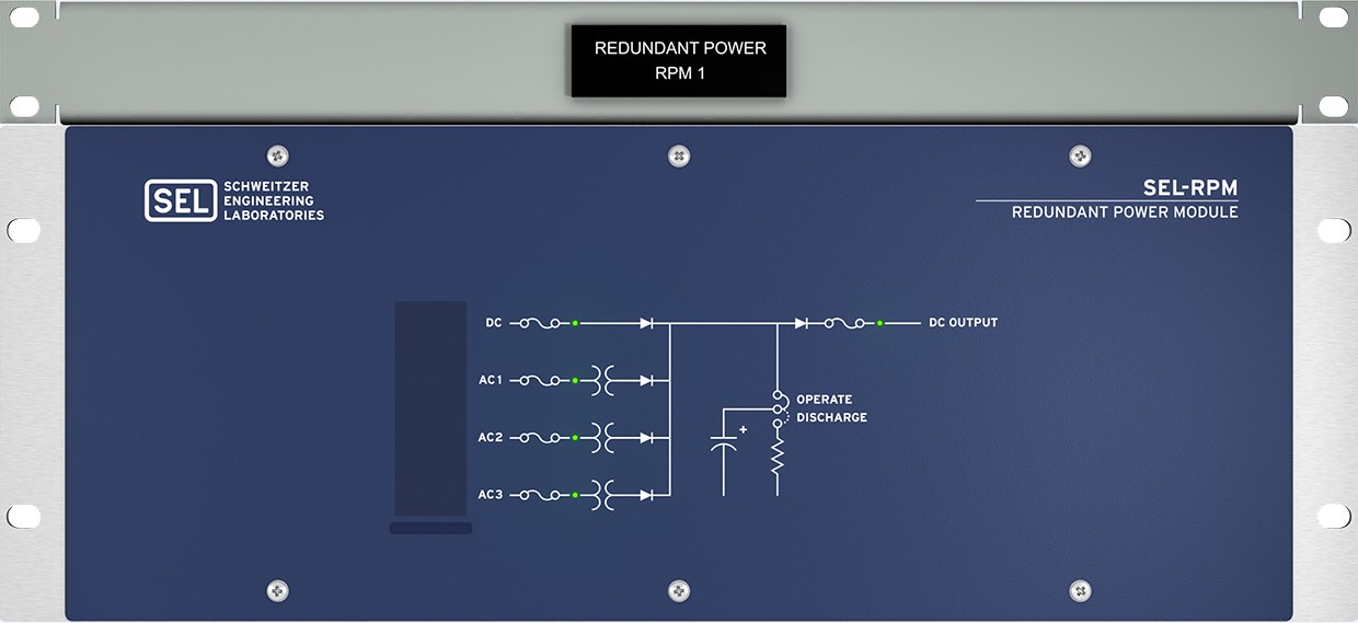 SEL-RPM Redundant Power Module