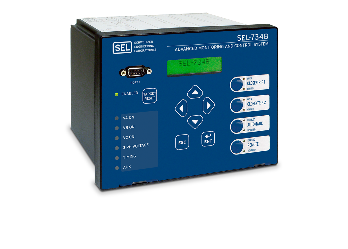 SEL-734B Advanced Monitoring and Control System | Schweitzer ...