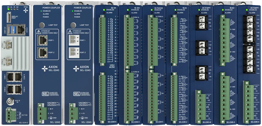 Sel Rtac Rear SEL enhances the performance and digital input capacity of the SEL-2240 ...
