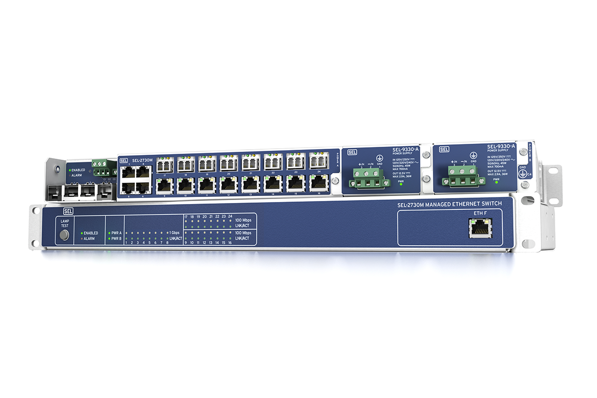 SEL-2730M Managed 24-Port Ethernet Switch