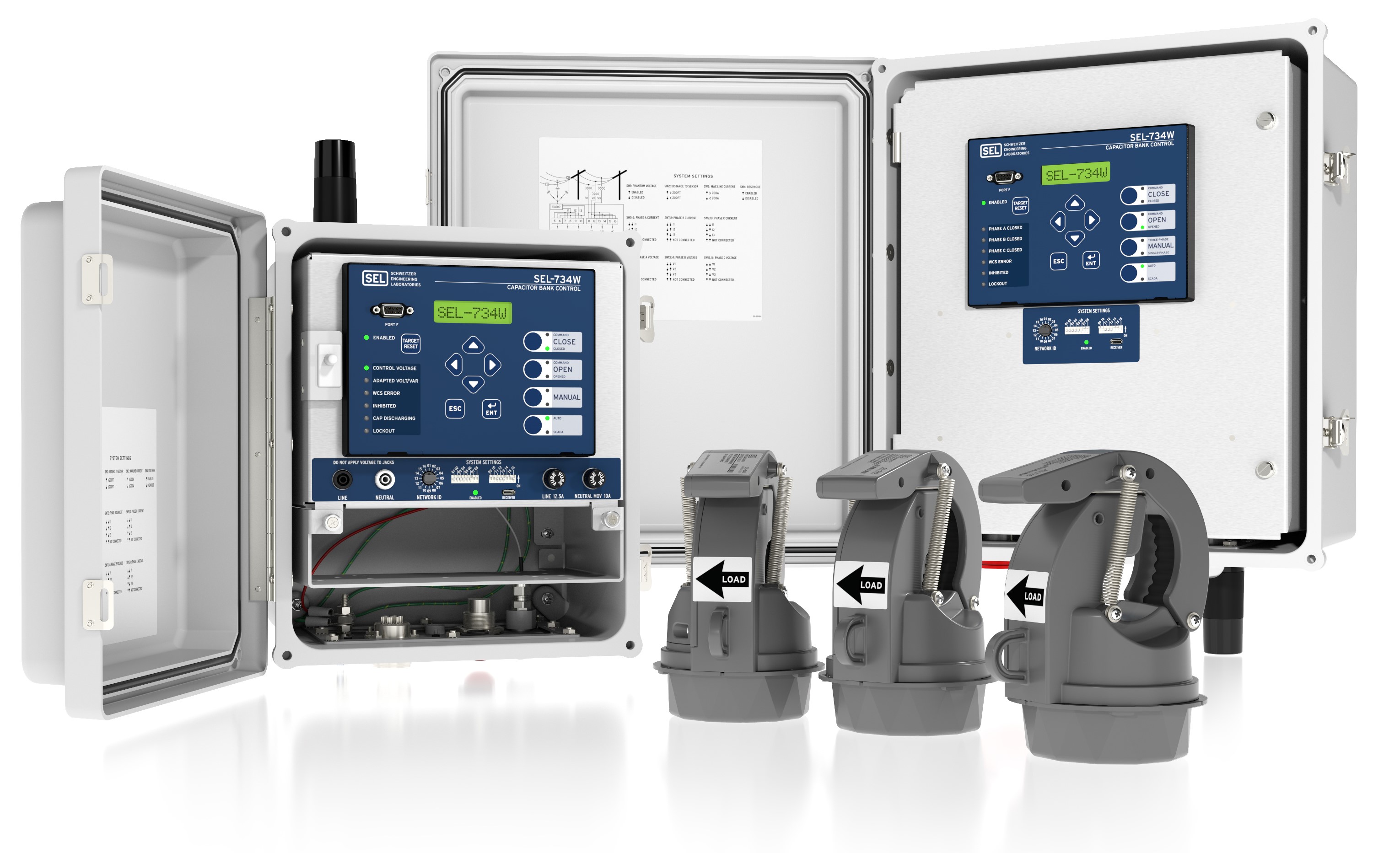 SEL-734W and LINAM WCS Capacitor Bank Control and Wireless Current