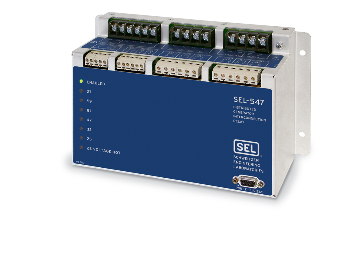 SEL-547 Distributed Generator Interconnection Relay | Schweitzer