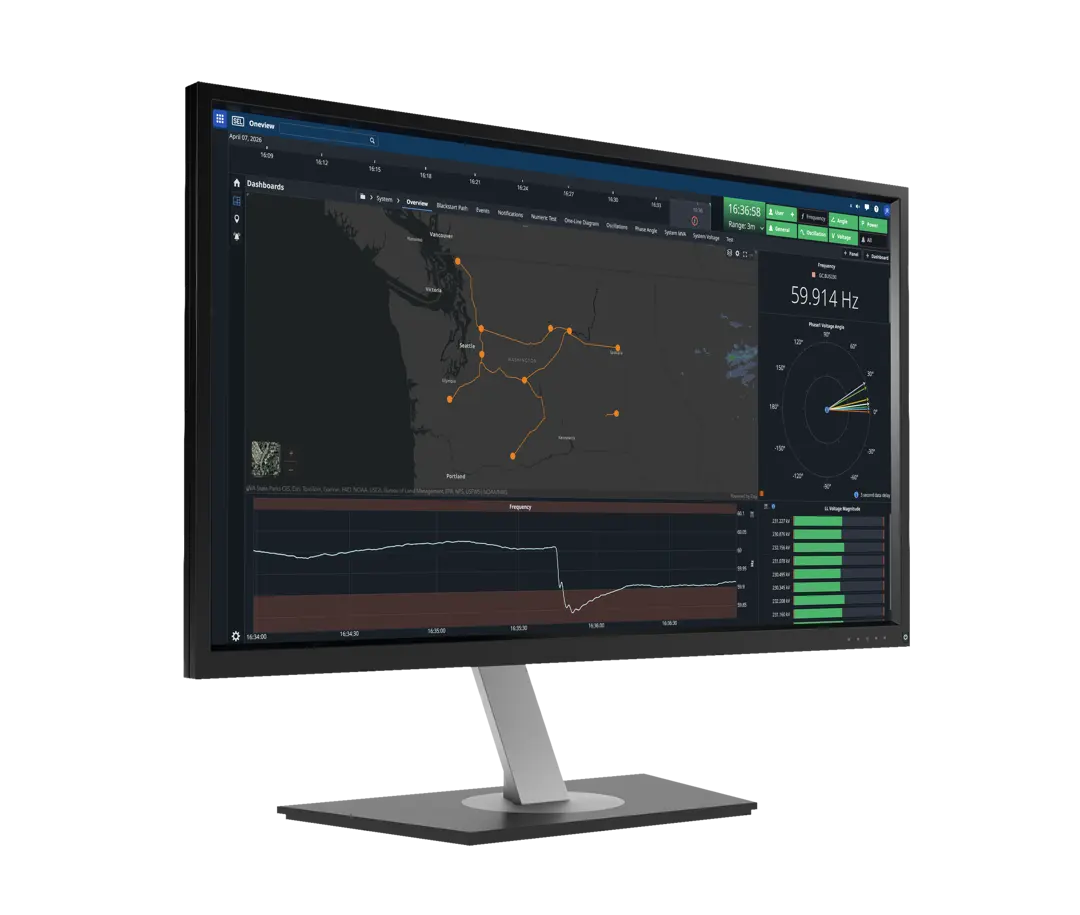 Sweitzer Engineering Software Wide-Area Monitoring System (WAMS) Blueframe Software Solution ...