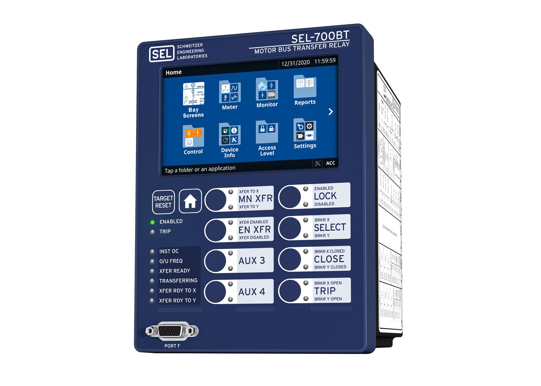 SEL releases motor bus transfer relay