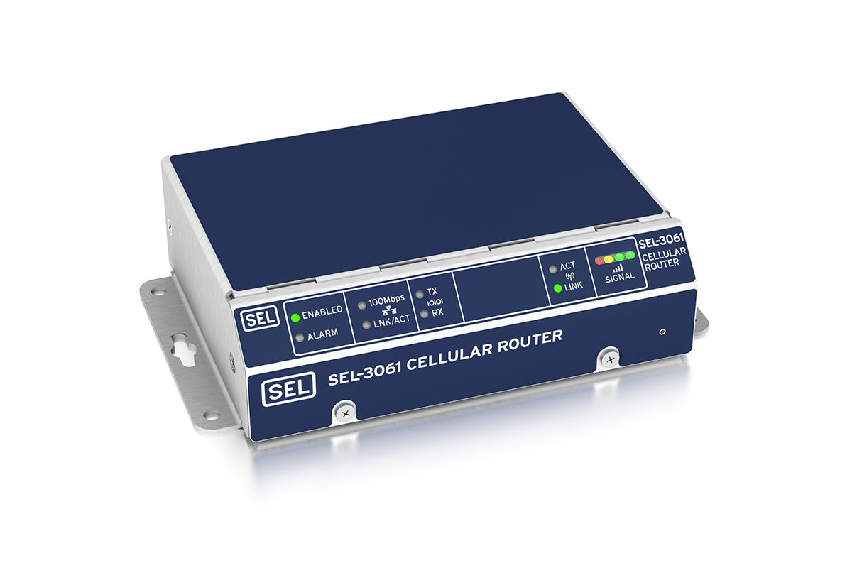 ネットワーク　redeal監修スライドシザー SEL-3061 Cellular Router | Schweitzer Engineering Laboratories