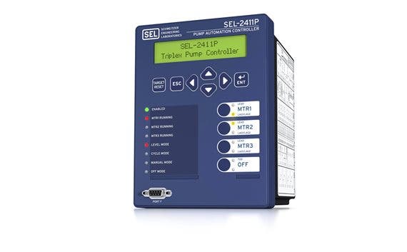 New pump controller brings SEL quality to water and wastewater utilities