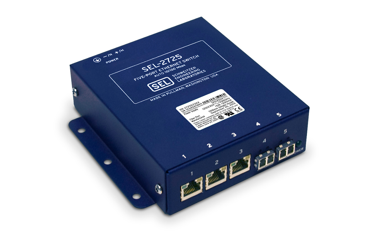 SEL-2725 Five-Port Ethernet Switch
